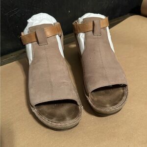NAOT Size 10 Brown Open-Toe Sandals